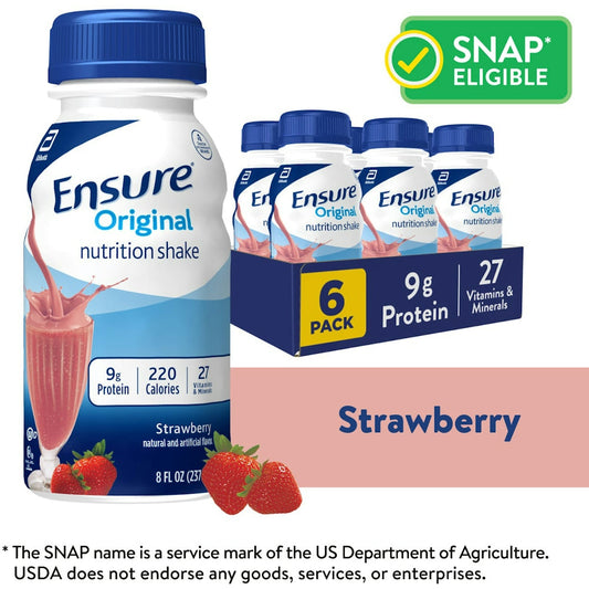 Ensure Original Nutrition Shake Strawberry Ready To Drink 48 Fl Oz
