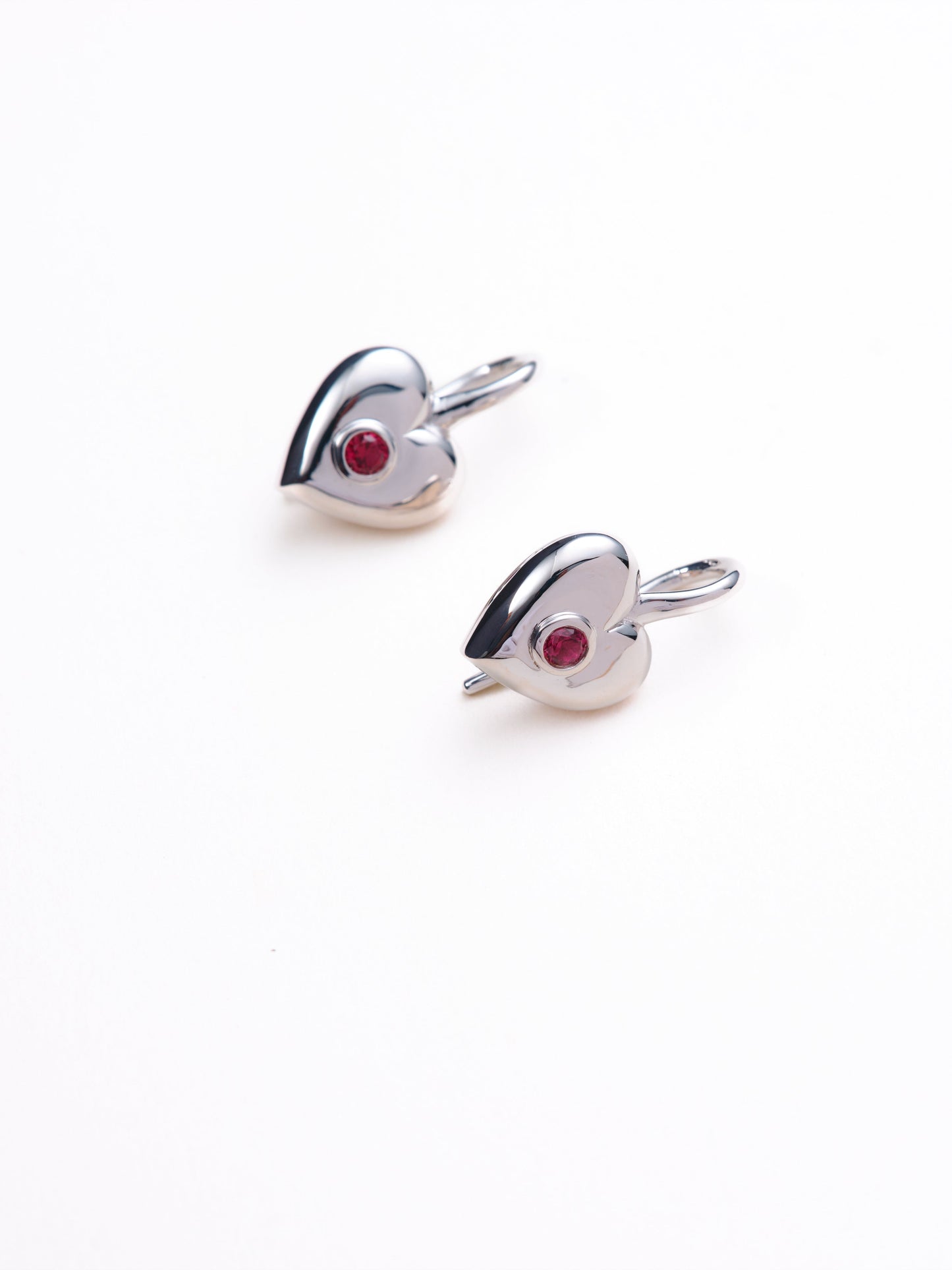 Billie Heart Gem Earrings
