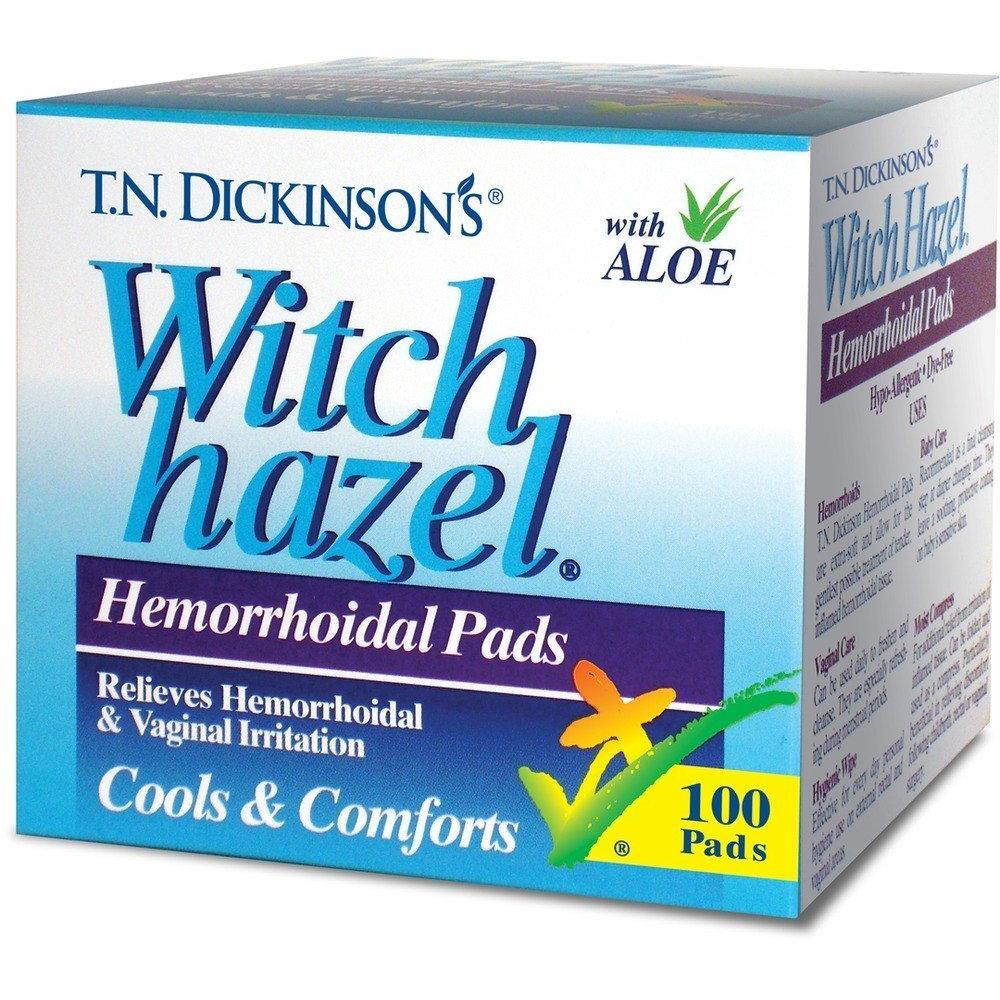 Dickinson Brands Hemorrhoidal Pads Witch Hazel With Aloe