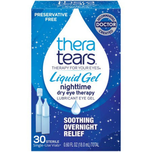 TheraTears Liquid Gel Preservative-Free Nighttime Dry Eye Therapy Vials
