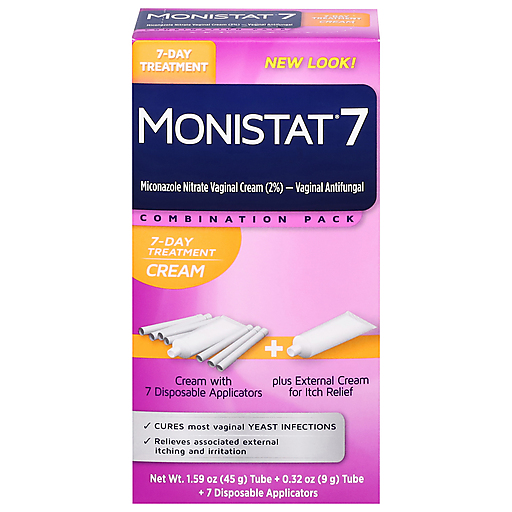 Monistat Vaginal Antifungal, 7 Day Treatment, Cream, Combination Pack
