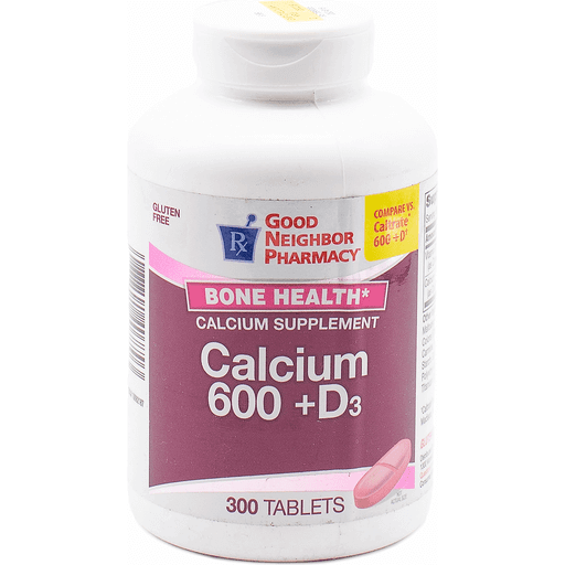 21st Century Good Neighbor Pharmacy Calcium 600 +D3 Tablets 300ct