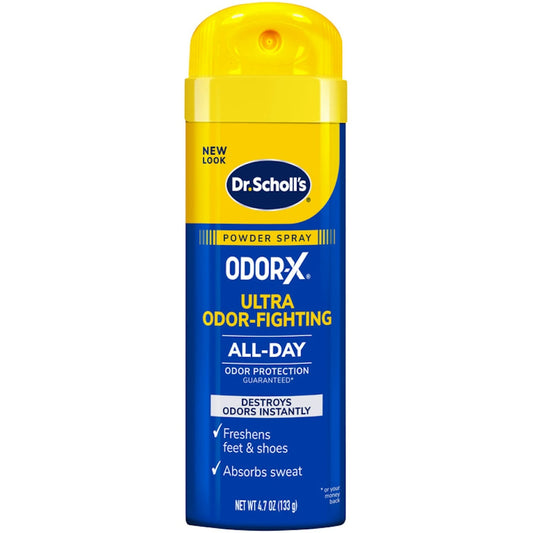 Dr. Scholl's Powder Spray, Ultra Odor Fighting, All Day 4.7 Oz