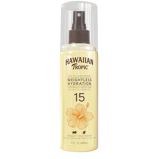 Hawaiian Tropic Silk Hydration Dry Oil Mist - SPF 15 - 5 Fl Oz