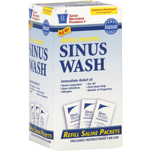 Good Neighbor Pharmacy Sinus Wash, Refill Saline Packets