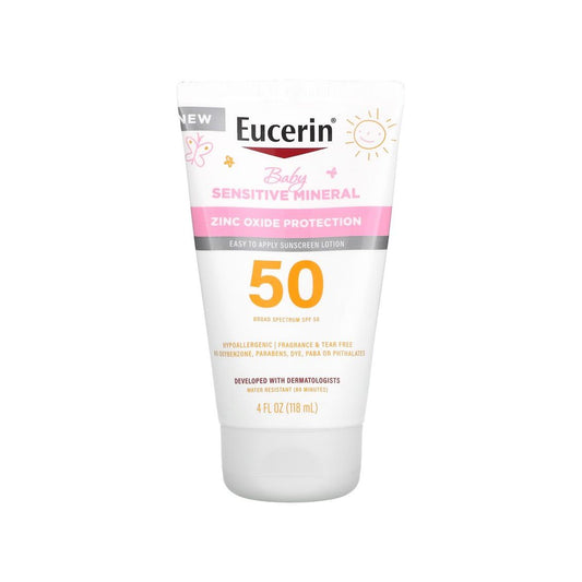 Eucerin Sun Sensitive Mineral Baby Sunscreen SPF 50 - 4 Fl Oz