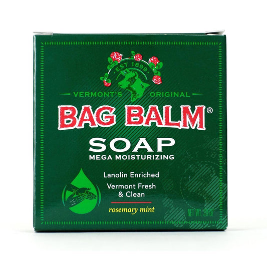 Bag Balm Mega Moisturizing Soap Rosemary Mint - 3.9 Oz Bar