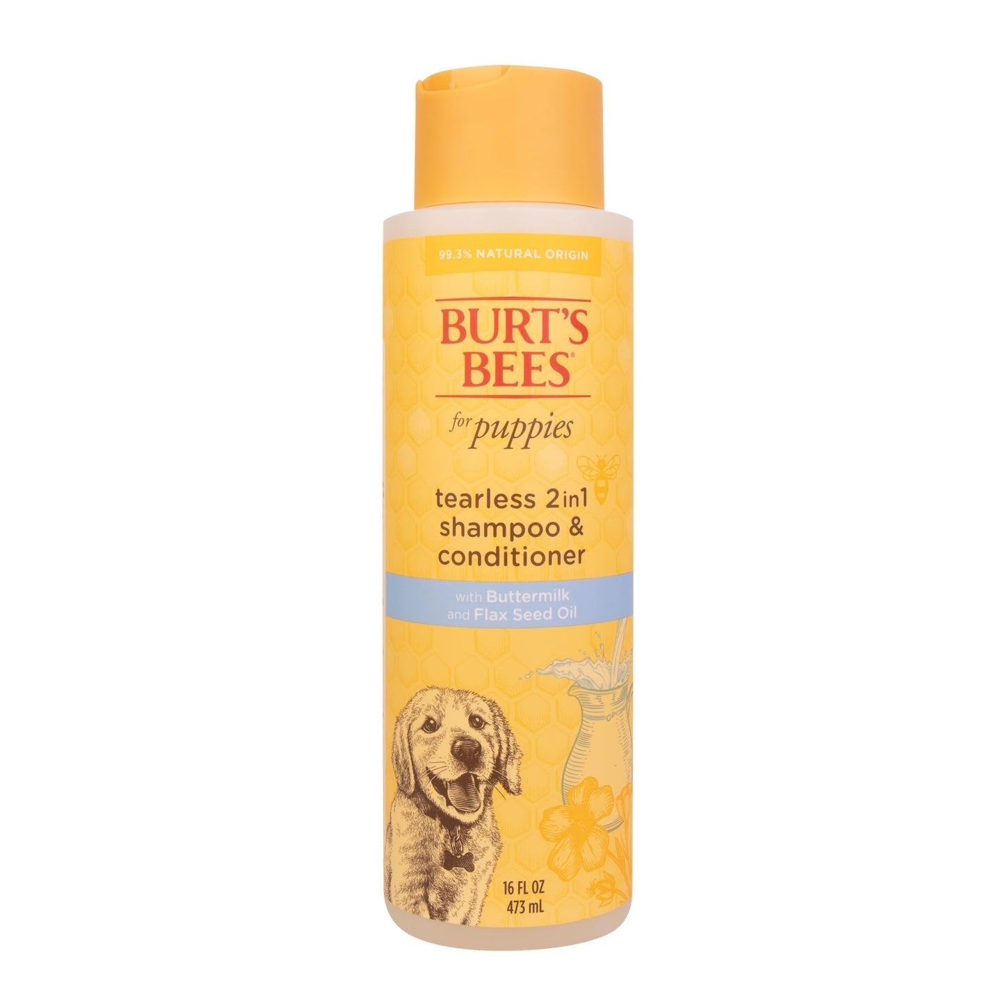 Burt's Bees For Puppies 2-in-1 Tearless With Buttermilk & Linseed Shampoo & Conditioner 16 Oz