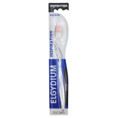 Elgydium Inspiration Medium Toothbrush - Colour: White