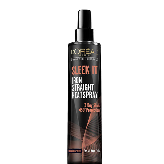 L'Oreal L'Oréal Paris Advanced Hairstyle Sleek It Iron Straight Heat Spray, 5.7 Ounce