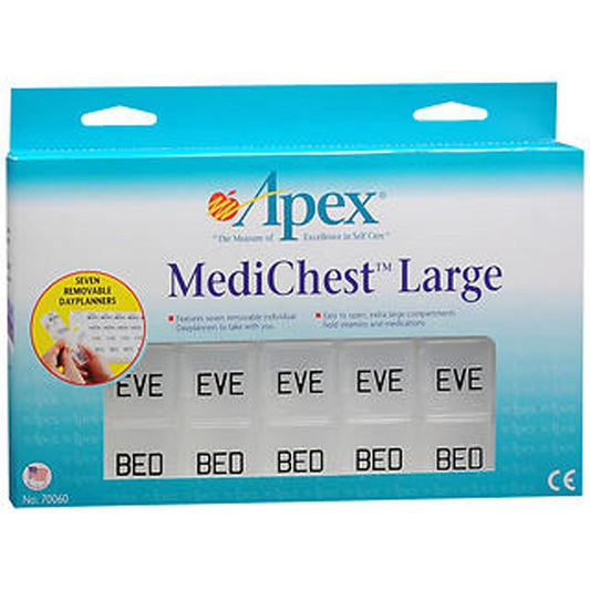 Apex MediChest Pill Organizer, Large