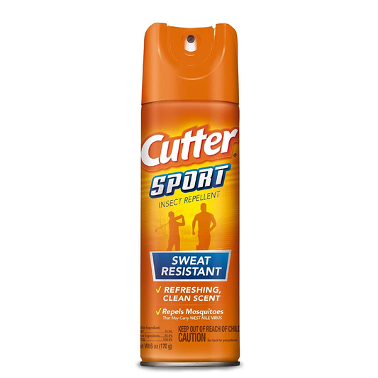 Cutter Sport Insect Repellent Aerosol Spray 6-Ounce