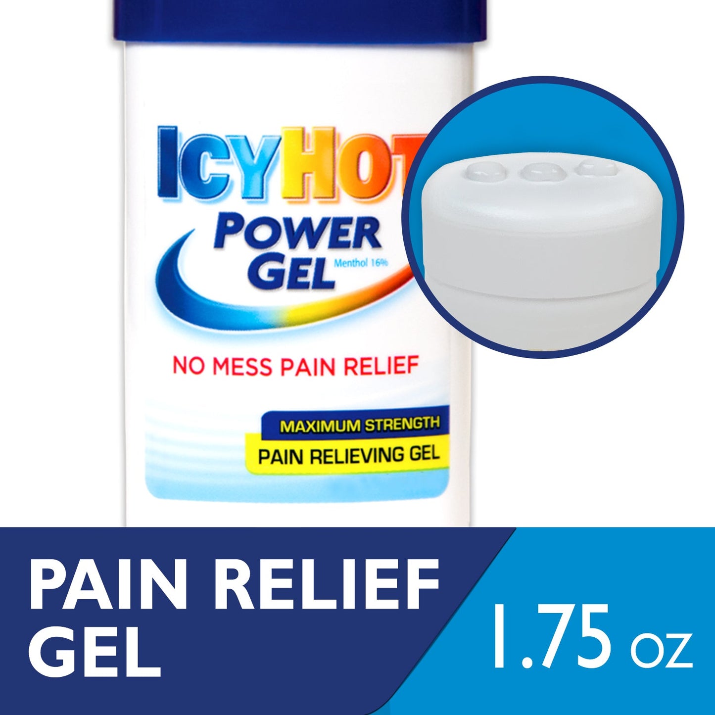 Icy Hot Power Gel Pain Relieving Gel, Maximum Strength