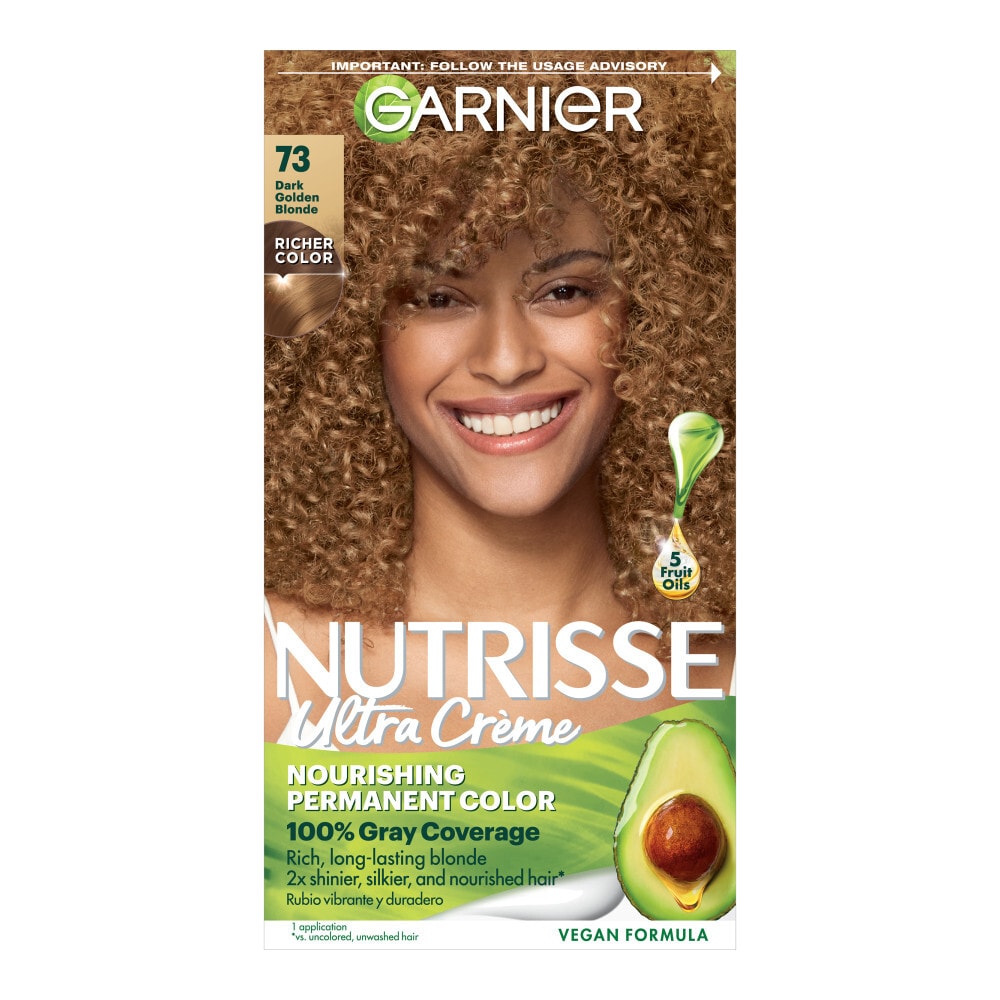 Nutrisse Garnier Nourishing Permanent Hair Color 73 Dark Golden Blonde