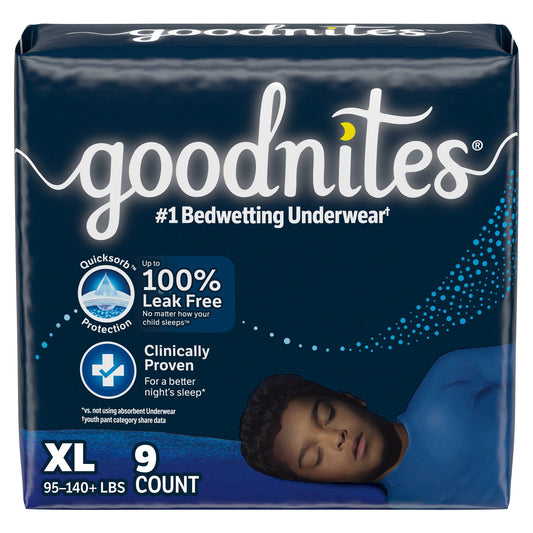 Goodnites Boys Nighttime Underwear Extra Large