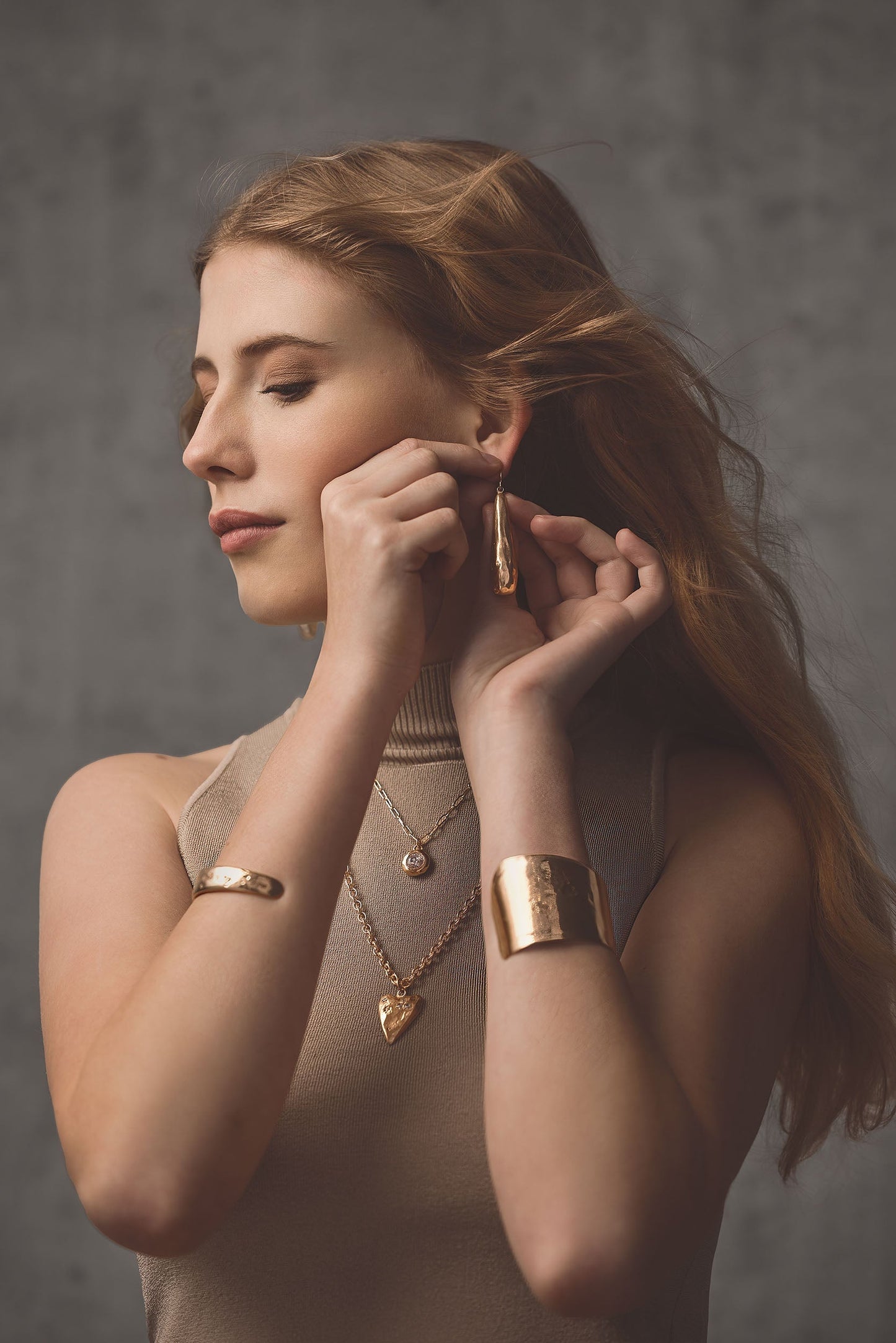 Aura Bronze Necklace