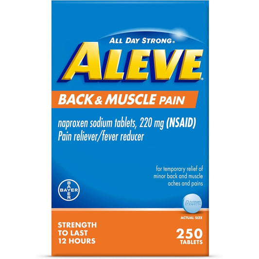 Aleve All Day Strong Tablets 220 Mg Back & Muscle Pain