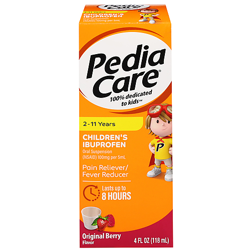 PediaCare Children's Ibuprofen, Original Berry Flavor 4 Fl Oz