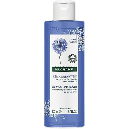 Klorane Eye Make-up Remover With Organically Farmed Cornflower 3.38 Oz