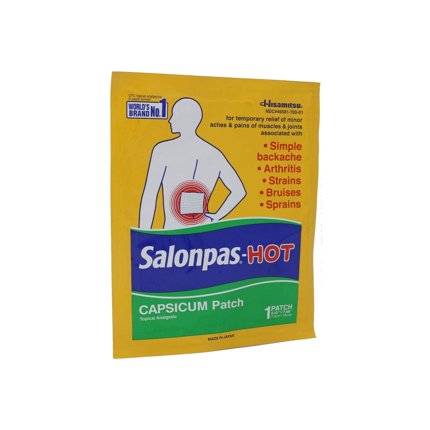 Salonpas Capsicum Patch, Hot