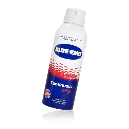 Blue-Emu Continuous Back Pain Relief Spray, Odor Relief, 4 Oz