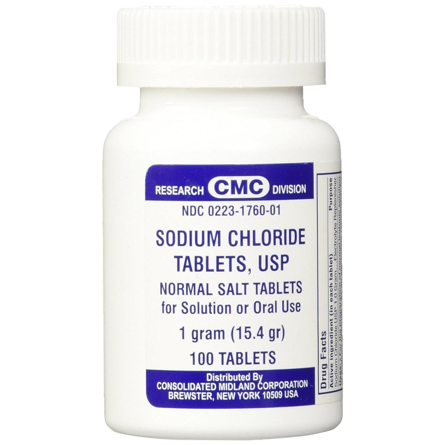 CMC Sodium Chloride 1 Gm USP Normal Salt Tablets