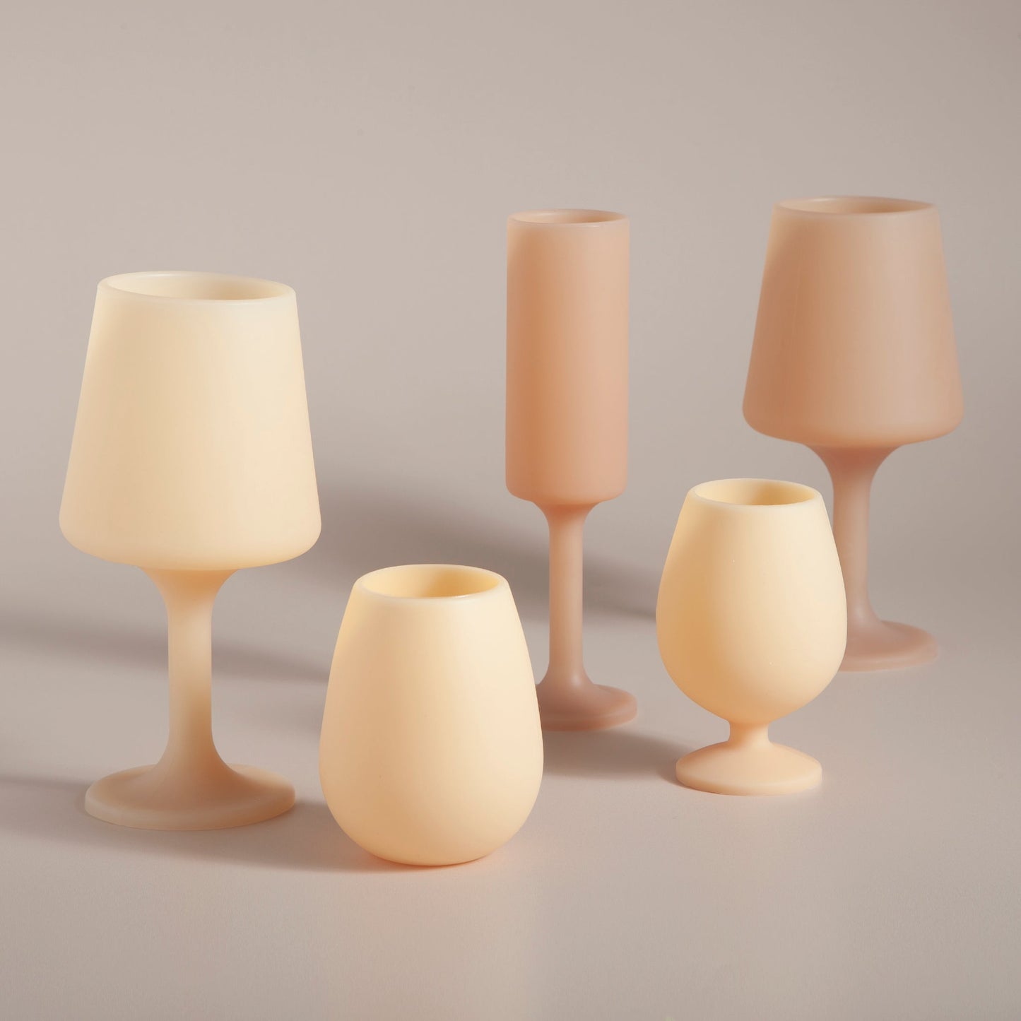 wheat + oat | stemm | silicone unbreakable wine glasses