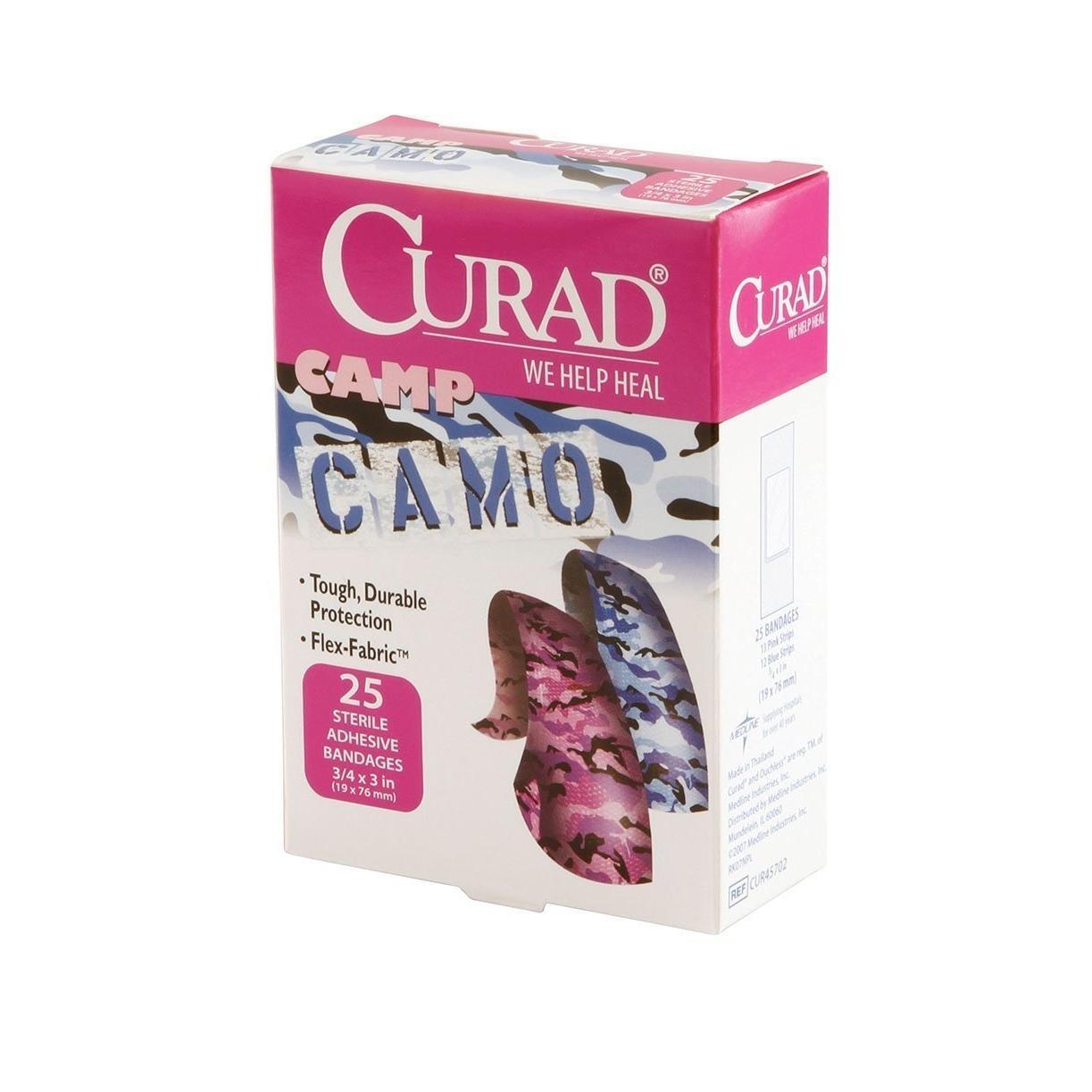 Curad Bandages, Adhesive, Camp Camo