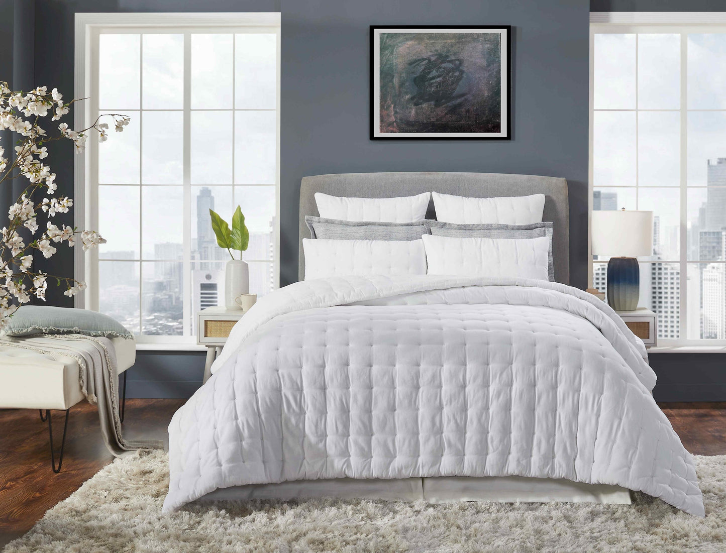 Bailey Tufted Velvet Quilt