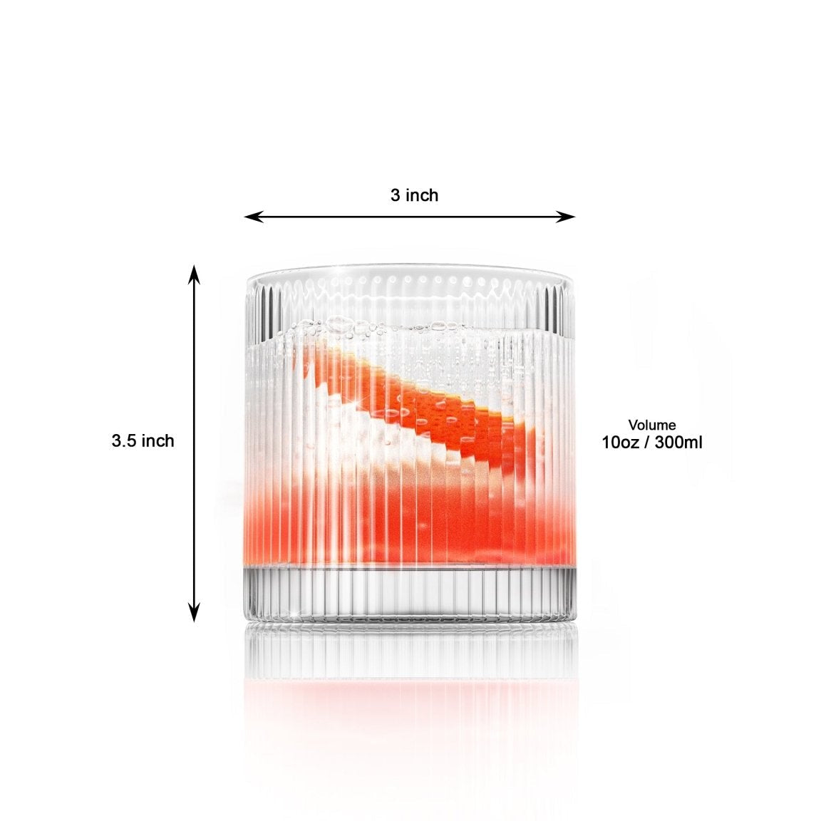 Vintage Straight Line Tumbler -  10oz