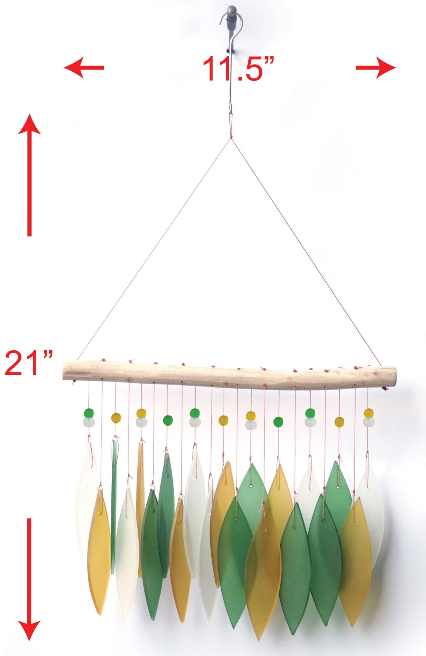 Featherline, Margarita Sea Glass Wind Chime