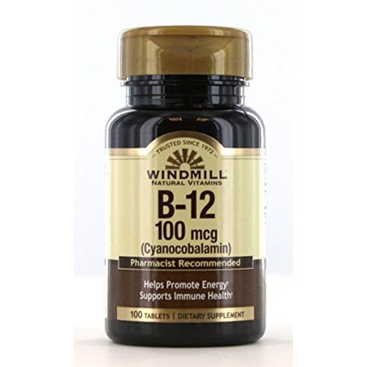 Windmill Vitamin B-12 100 Mcg Tablets