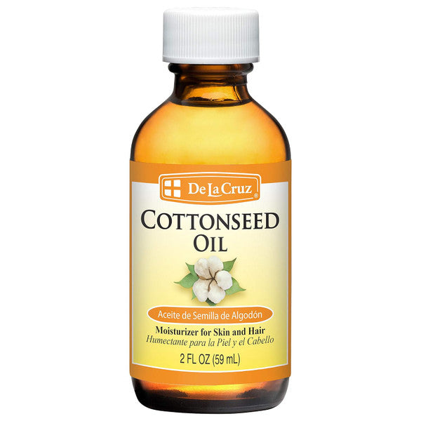 De La Cruz Cottonseed Oil, 2 FL. OZ. / Bottled In USA (3 BOTTLES)