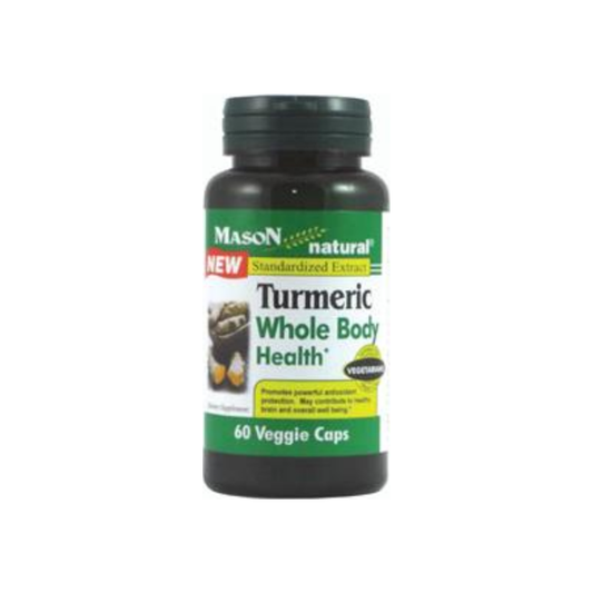 Mason Natural Turmeric Whole Body Health Veggie Capsules