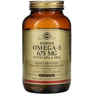 Solgar Omega-3 675mg 100 Softgels