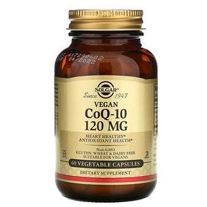 Solgar CoQ-10 120mg 60 Vegetable Capsules