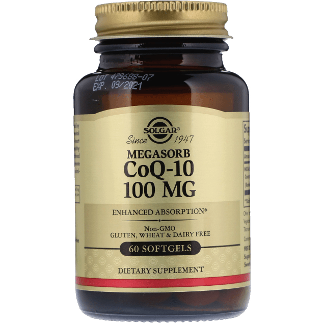 Solgar CoQ-10 100 mg 60 Softgels