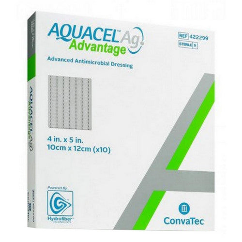 Convatec Aquacel Advantage Silver Dressing, Box Of 10