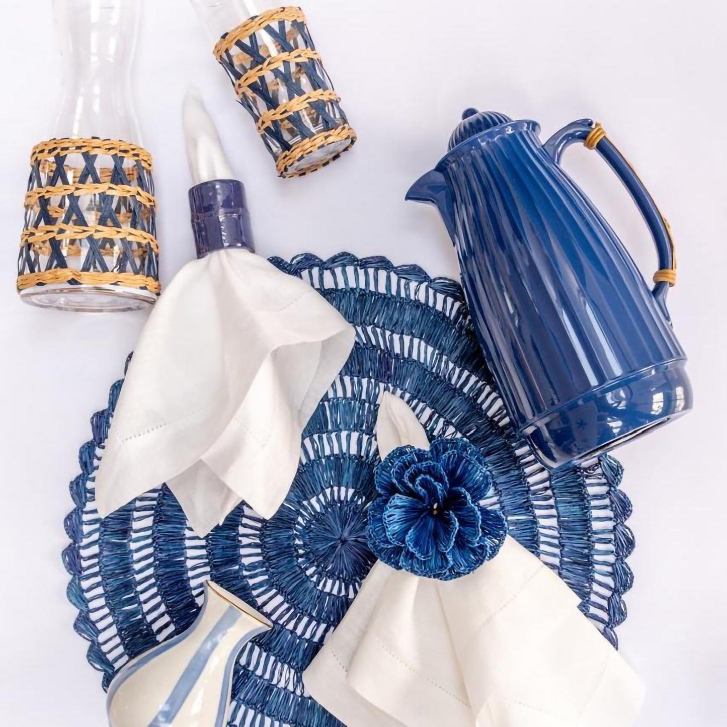S/4 Buriti Flower Napkin Ring