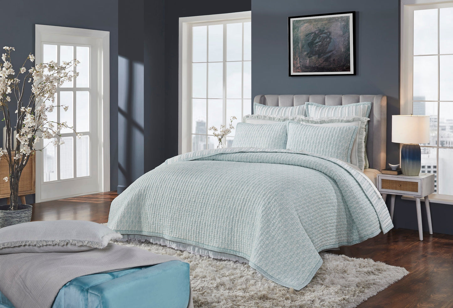 Serenity Printed Reversible Quilt