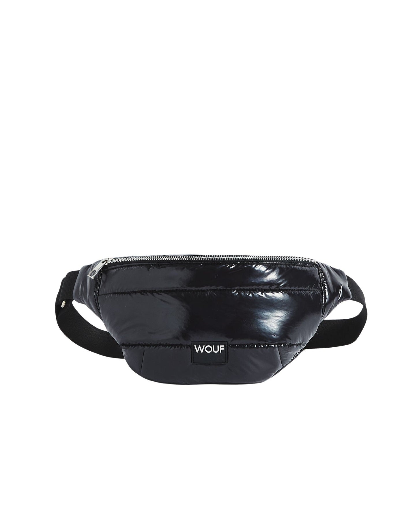 Black Glossy Waistbag