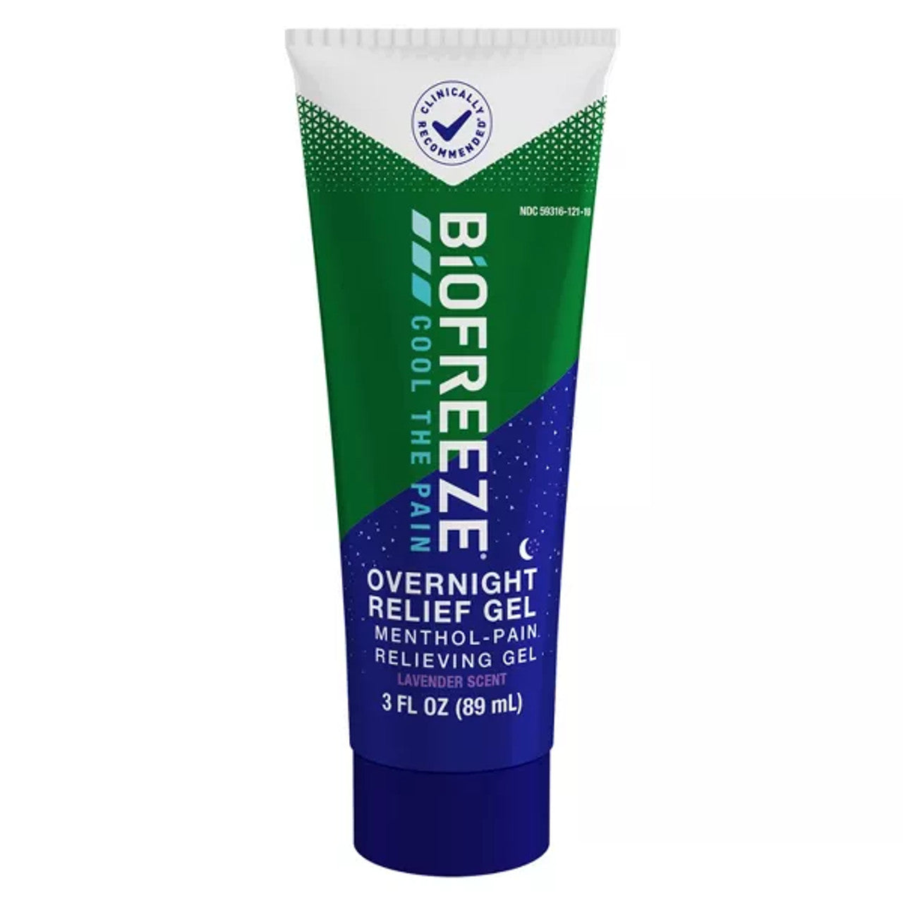 Biofreeze Menthol Overnight Pain Relieving Gel Tube Lavender