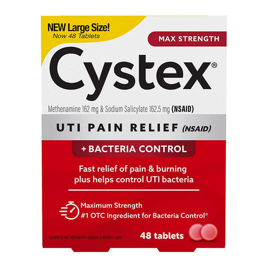 Cystex Urinary Pain Relief Tablets Max Strength