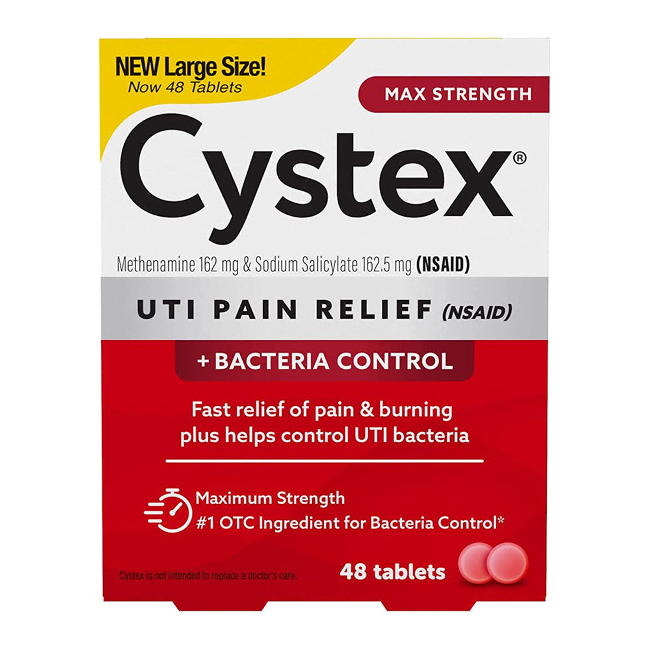 Cystex Urinary Pain Relief Tablets Max Strength