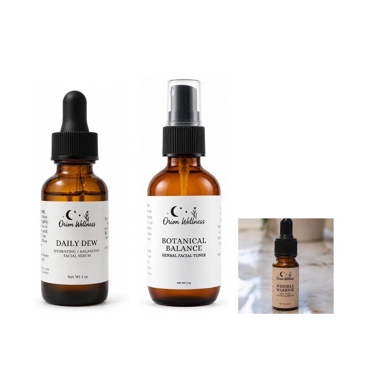 Dew + Glow Facial Trio