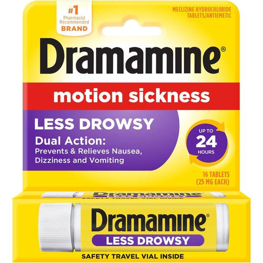 Medtech Dramamine Motion Sickness Relief - All Day Less Drowsy