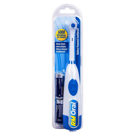 RM Oral Battery Powered Toothbrush Includes Batteries