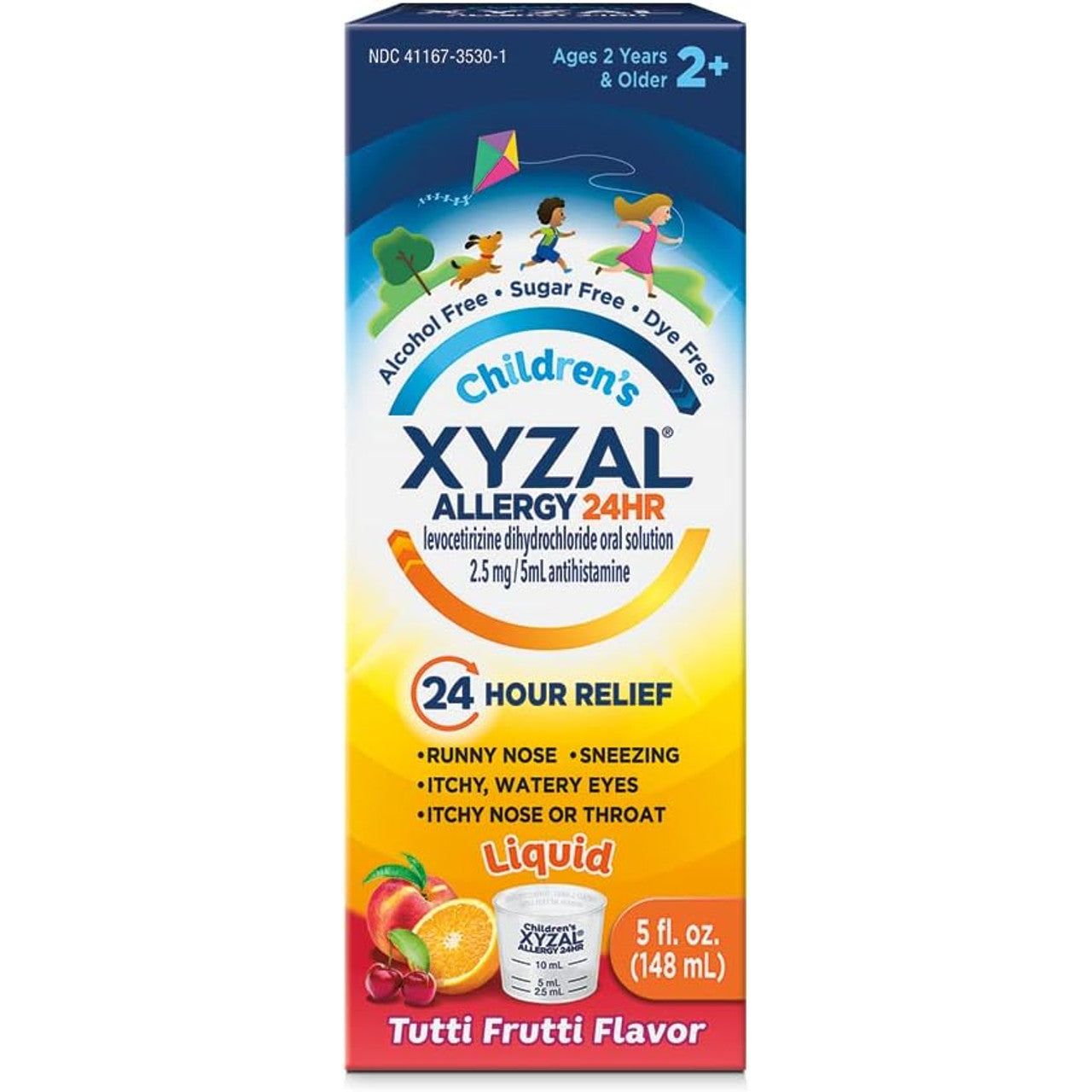 Xyzal Allergy, Children's, 24 Hr, Bubble Gum Flavor, Liquid 5 Fl Oz