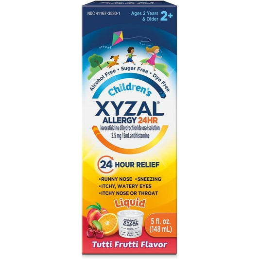Xyzal Allergy, Children's, 24 Hr, Bubble Gum Flavor, Liquid 5 Fl Oz
