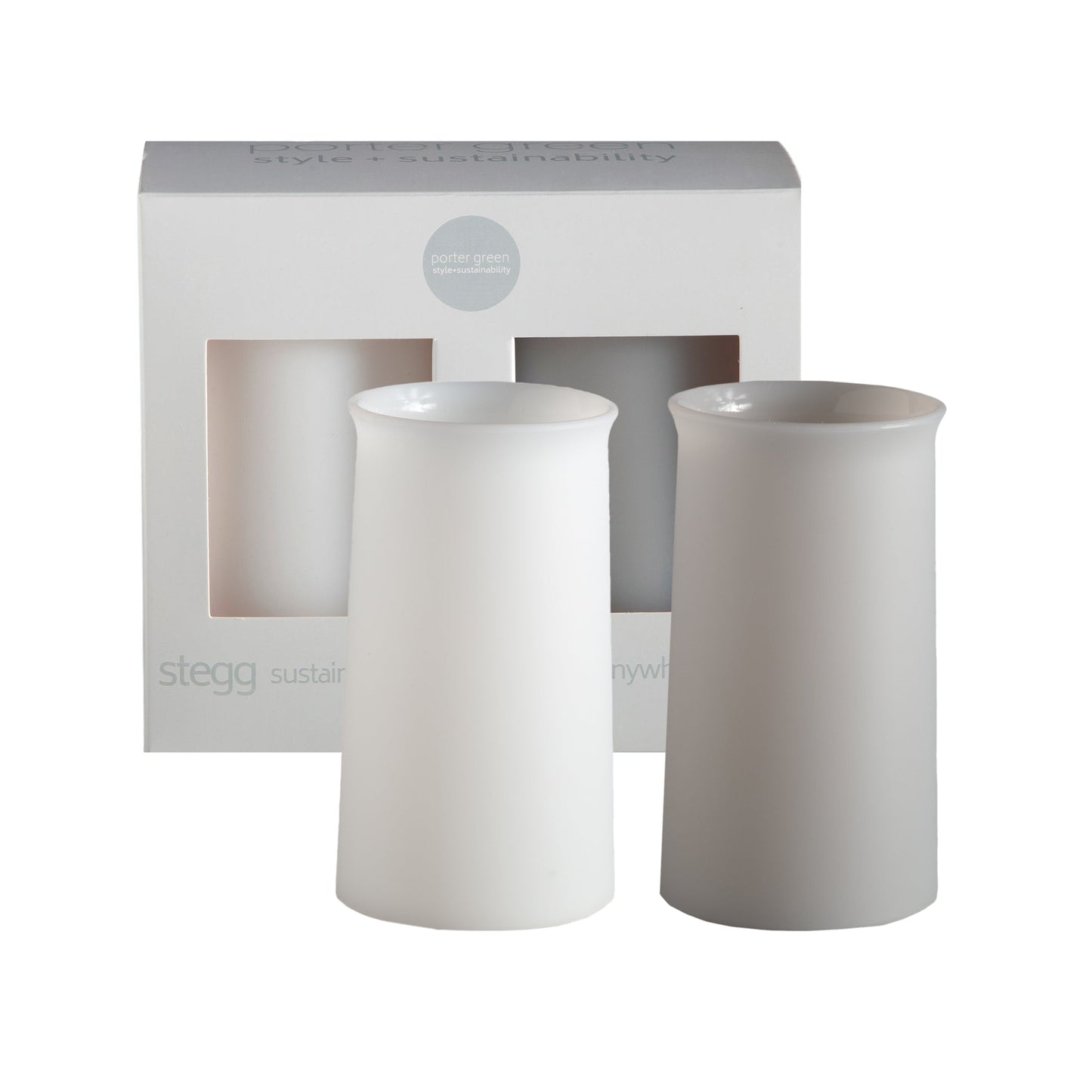 blanc + dove | stegg | silicone unbreakable highball glasses